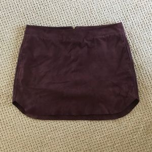 Karina Grimaldi Jacob Suede Skirt